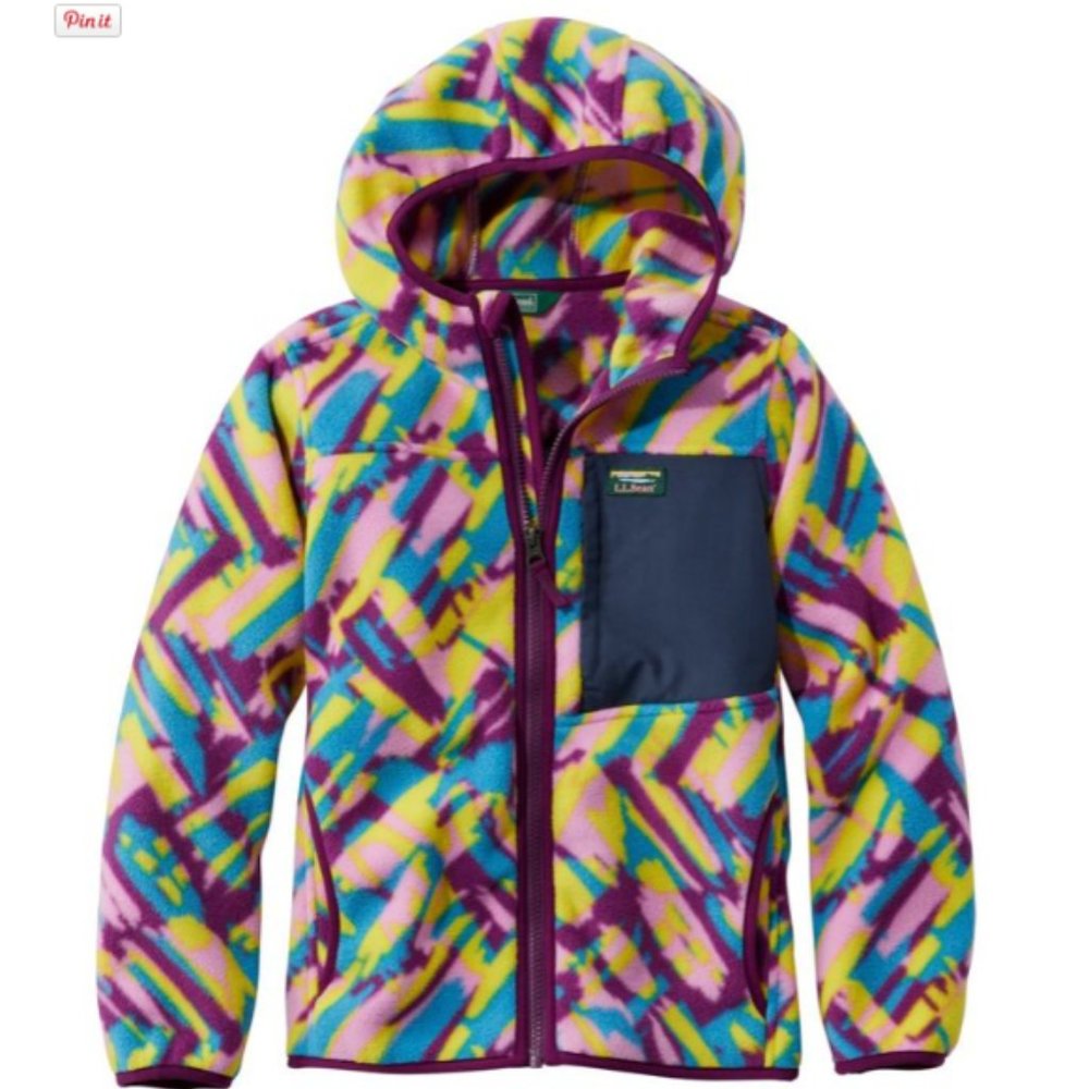 Kids' Retro Mountain Classic Fleece Jacket, Print